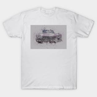 Classic Pink Cadillac convertible T-Shirt